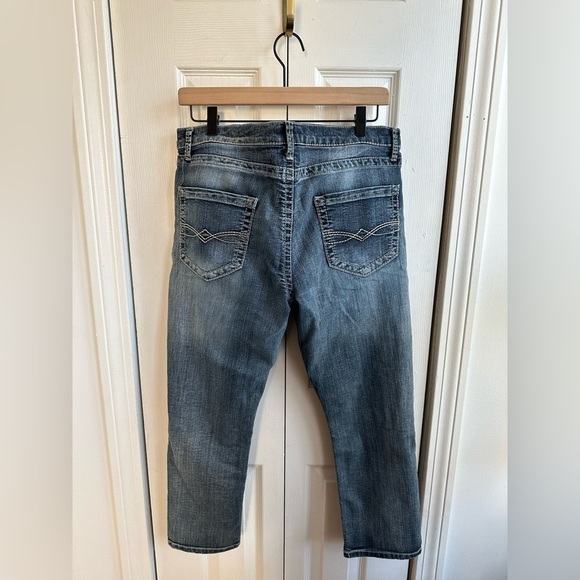 Mudd Vintage Cropped Jeans Low Rise Juniors Size 17 Excellent Condition - Picture 3 of 4